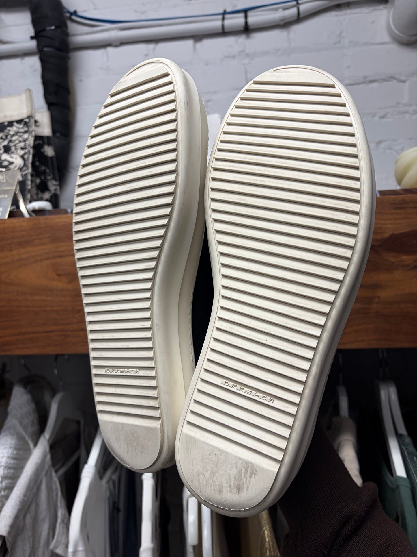 Rick Owens Vans ‘Black Canvas’ Low Top Sneakers