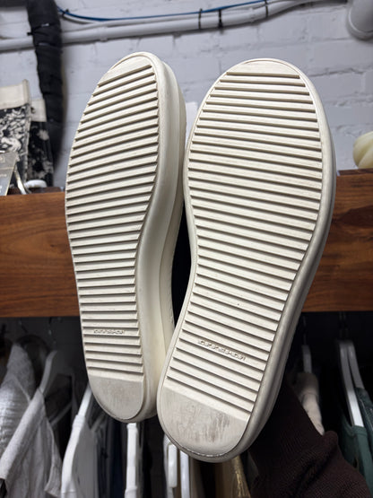 Rick Owens Vans ‘Black Canvas’ Low Top Sneakers