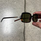 Jil Sander ‘Tortoiseshell’ Green Tinted Sunglasses
