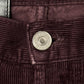 Dior Homme ‘Oxblood’ Red Corudroy Slim/Skinny Bottoms