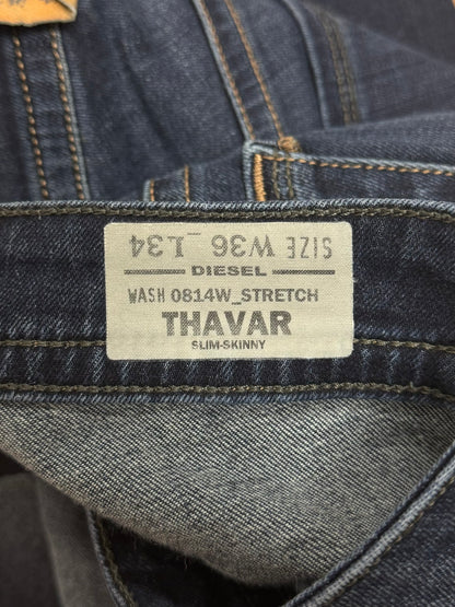 Diesel Dark Wash ‘Thavar’ Boot Cut Denim