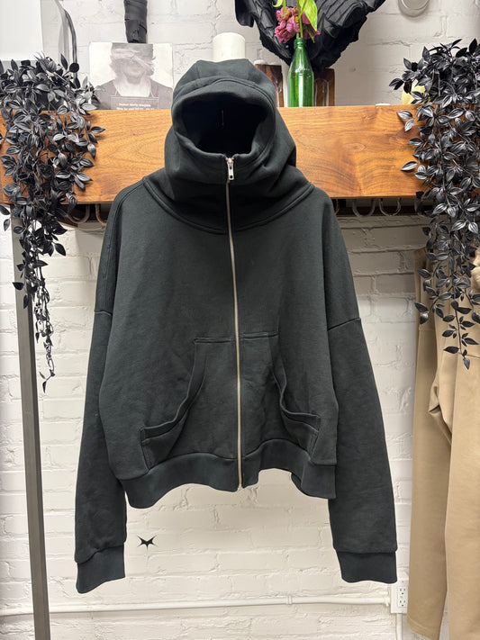 Entire Studios Black ‘Full Zip’ Heavyweight Cotton Hoodie