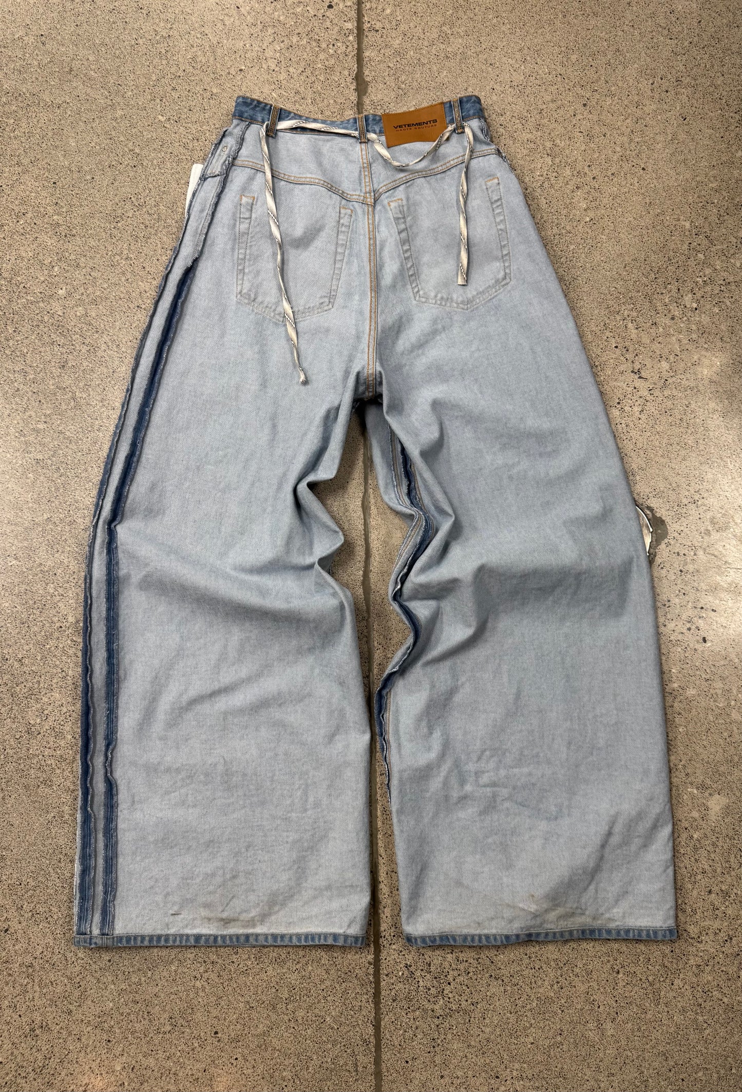 Vetements ‘Inside Out’ Wide Leg Denim