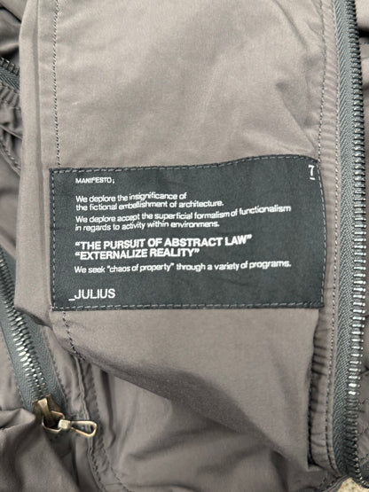 SS2008 Julius ‘Synthetic Cloth’ Exposed Pocket Lightweight Bomber Jacket