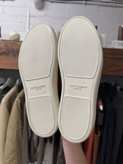 Saint Laurent ‘SL/01’ Court High Leather Trainers