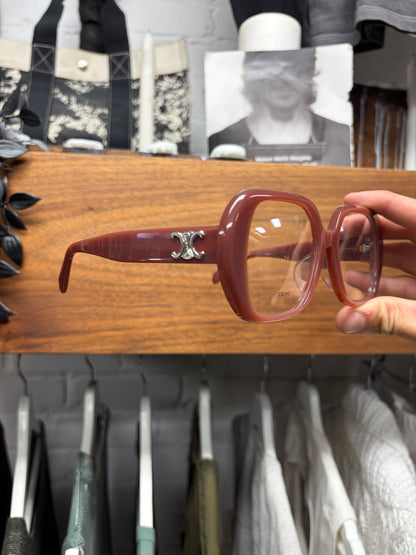 Celine ‘CL50122F’ Triomphe Coral Pink Glasses