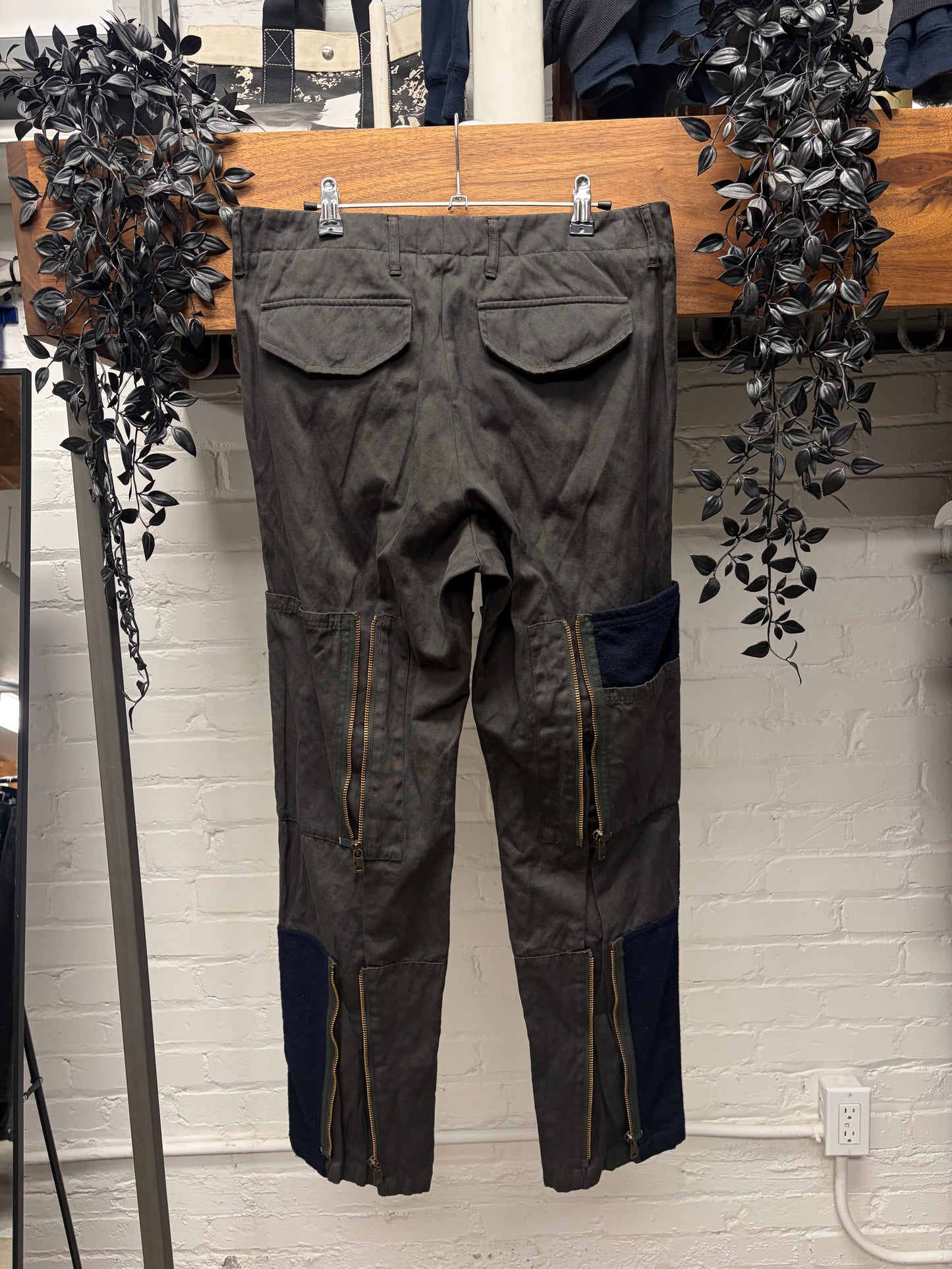2012 Alexander McQueen Patchwork Panelled Cargo Pants