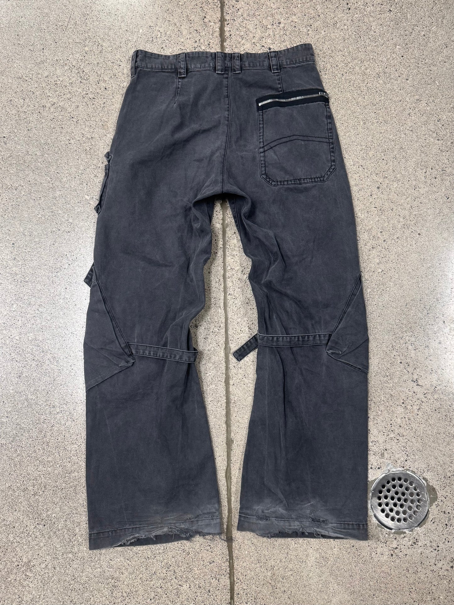 SS2023 Acne Studios ‘3D Pocket’ Flared Leg Cargo Pants