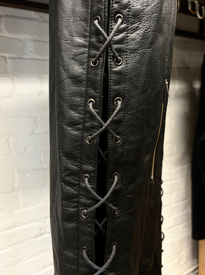 Vintage 1980’s Jean Paul Gaultier Homme Leather Bondage Pants