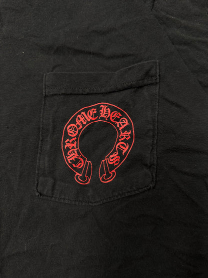 Chrome Hearts ‘Cemetery’ Cross Flood Black/Red Graphic T-Shirt