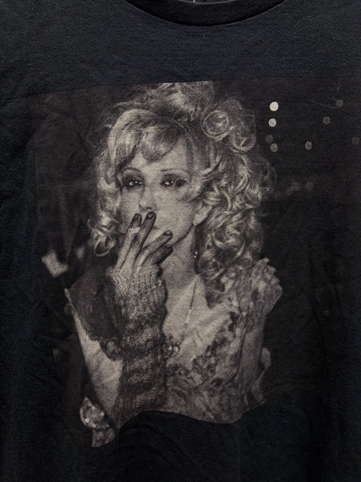 Hysteric Glamour ‘Courtney Love’ Black Portrait T-Shirt