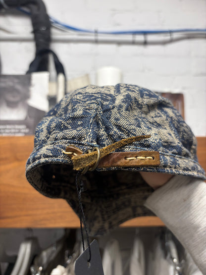 Kapital ‘Landscape’ Full Print Denim Expeditioner’s Hat