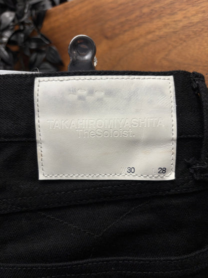 Takahiro Miyashita the Soloist ‘Stars’ Embroidered Black Skinny Jeans