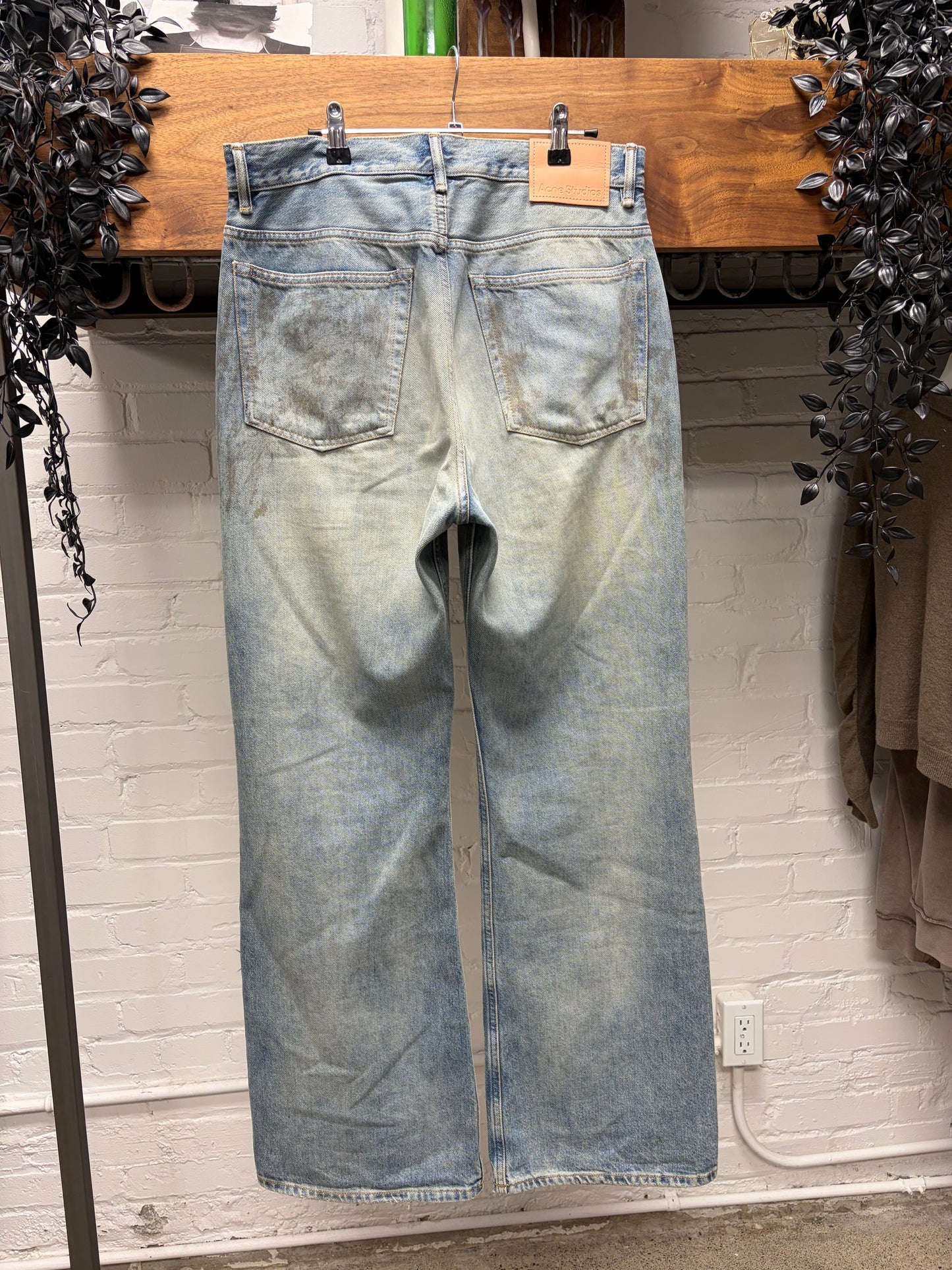 Acne Studios Mud Wash Blue ‘2021M’ Flared Leg Denim