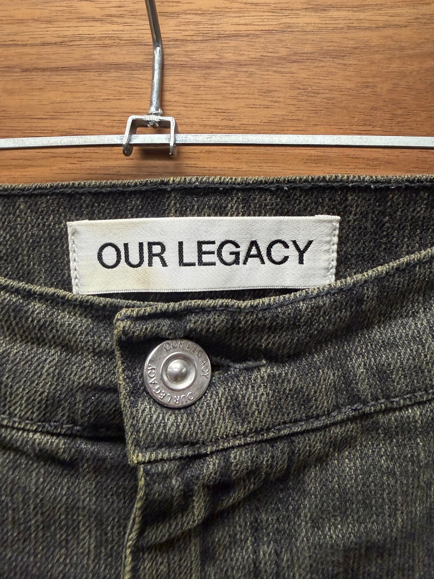 Our Legacy ‘Vast Cut’ Dyed Dark Green Denim