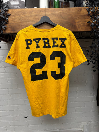 Pyrex Early Champion Blank ‘23 Jersey’ Yellow Graphic T-Shirt