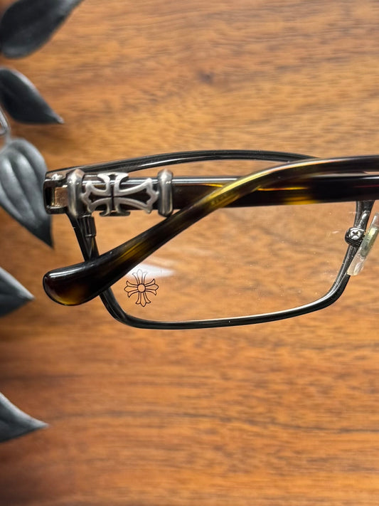 Chrome Hearts ‘Thermos’ Tortoiseshell 925 Silver Glasses