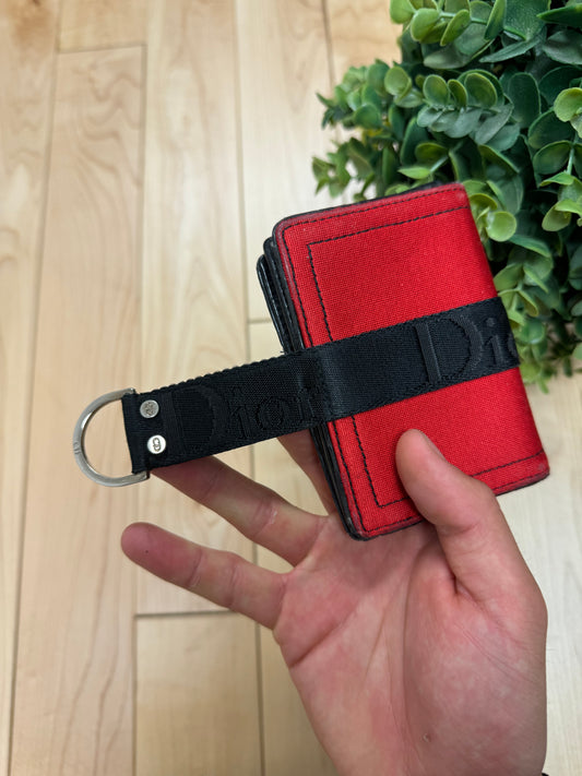 Dior Red Clip Logo Wallet