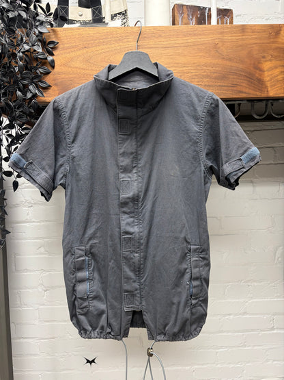 Beauty:Beast ‘Mechanic’ High-Neck Closure Work-Shirt