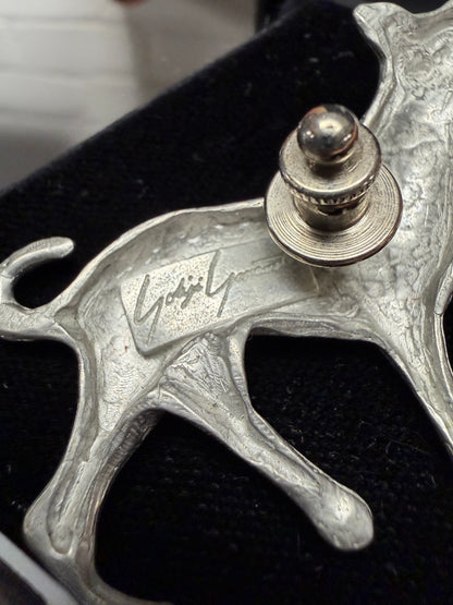 AW1987 Yohji Yamamoto Pour Homme ‘Guard Dog’ Steel Pin