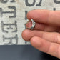 Chrome Hearts Curved ‘Tear Drop’ 925 Silver Earring