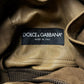 2000s Dolce & Gabbana Mainline Lambskin Leather Brown Suede Jacket.