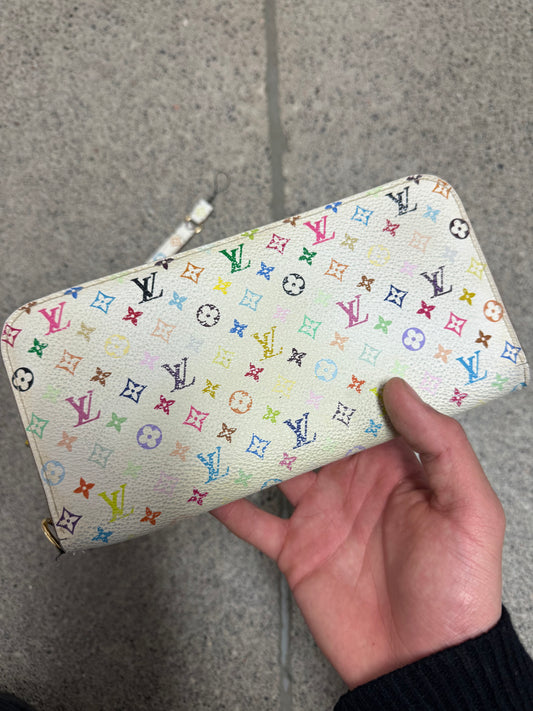 SS2003 Takashi Murakami x Louis Vuitton Rainbow Monogram Wallet