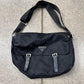 Prada ‘Vela’ Black Nylon Top Flap Shoulder Bag