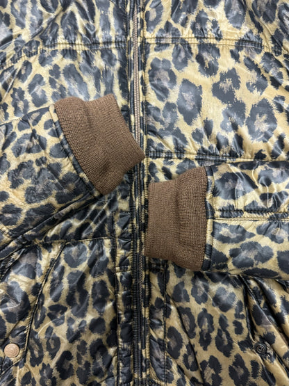 Hysteric Glamour Leopard Print Down Filled Puffer Jacket