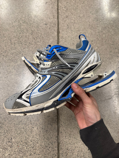 Balenciaga X-Pander Blue/White Spring-Blade Sneakers