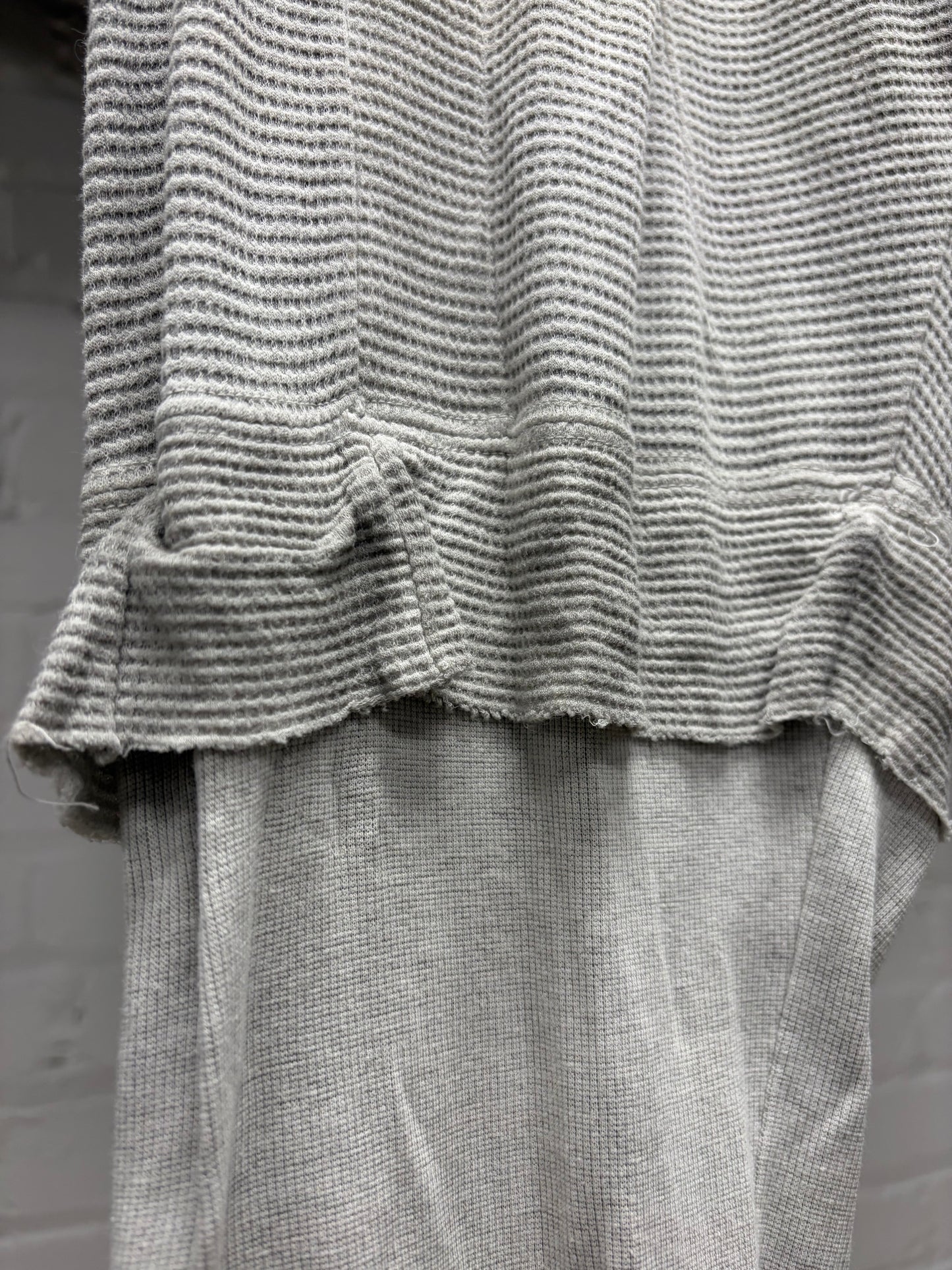 SS2014 Julius Layered Thermal Cotton/Corduroy Drawstring Jogger Pants