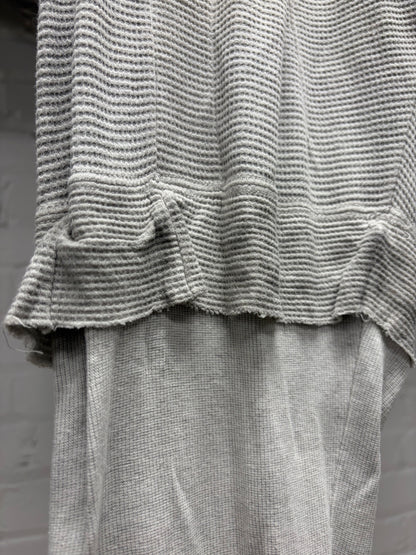 SS2014 Julius Layered Thermal Cotton/Corduroy Drawstring Jogger Pants