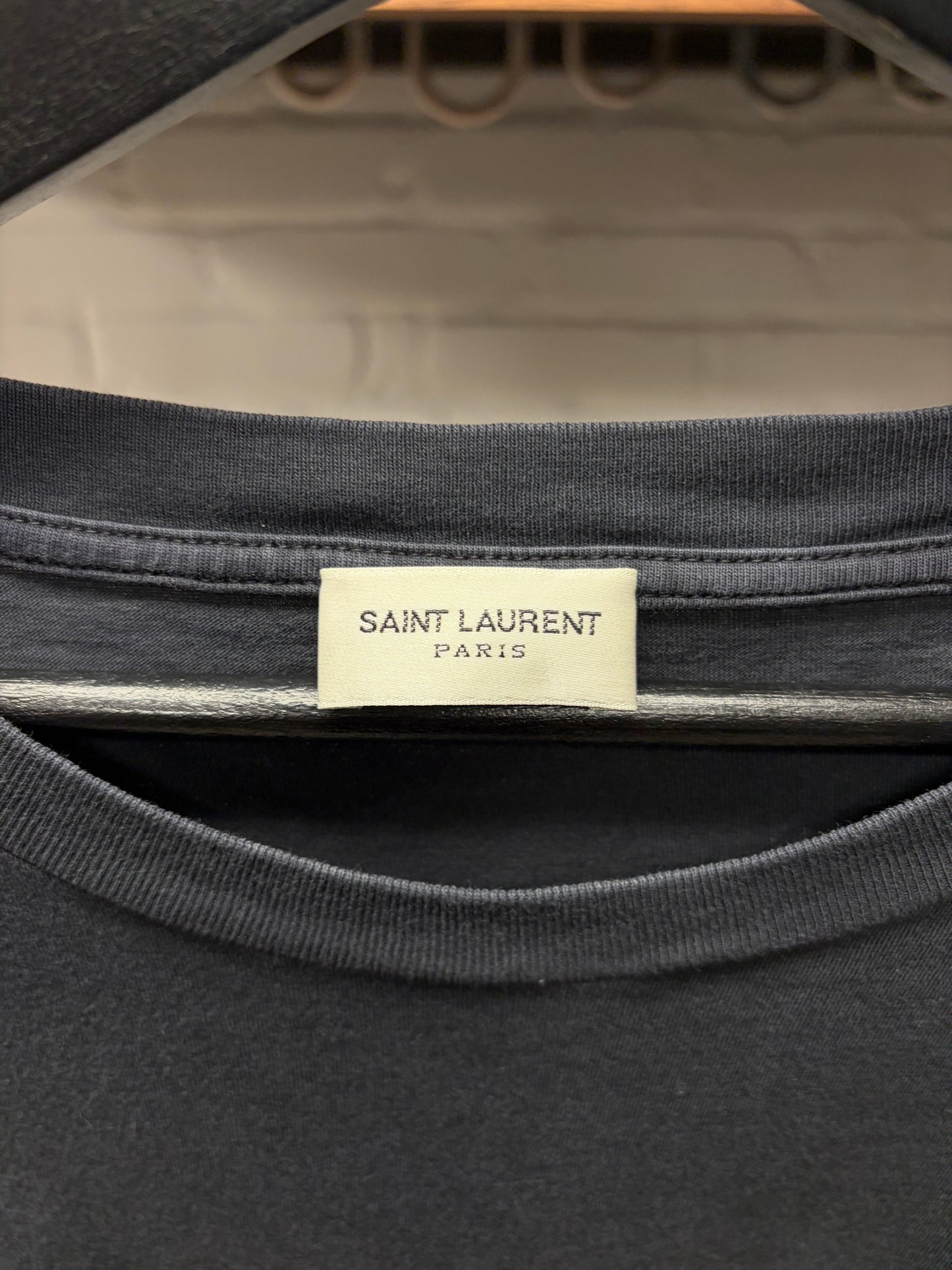 SS2016 Saint Laurent ‘Blood Luster’ Black Graphic T-Shirt