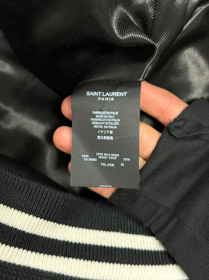 AW2014 Saint Laurent ‘Zebra’ Ponyhair Teddy Jacket