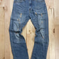 Semantic Design Studded Pocket Washed Blue Denim