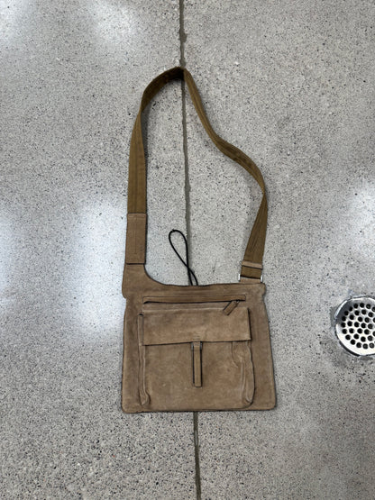 AW1999 Prada Suede/Mesh Backing Crossbody Bag