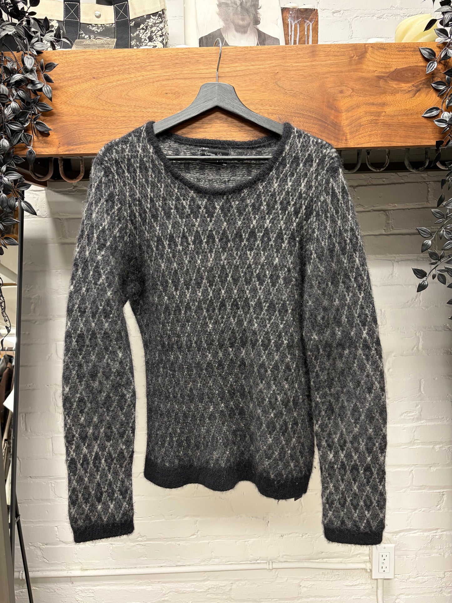 AW2007 Number (N)ine ‘Love God Murder’ Cashmere Knit Sweater