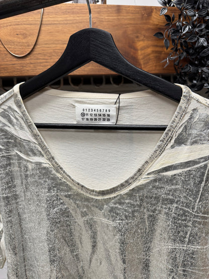SS2014 Maison Margiela ‘Silver Foil’ Coated T-Shirt