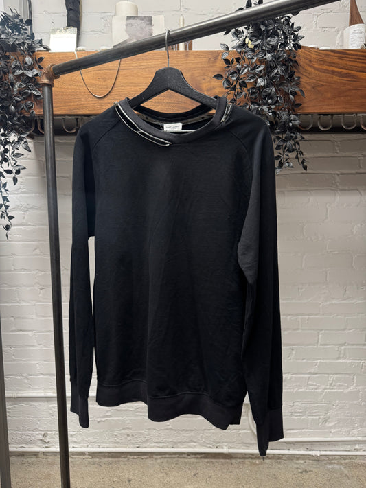 2016 Saint Laurent by Hedi Slimane ‘Zipper Collar’ Sweatshirt