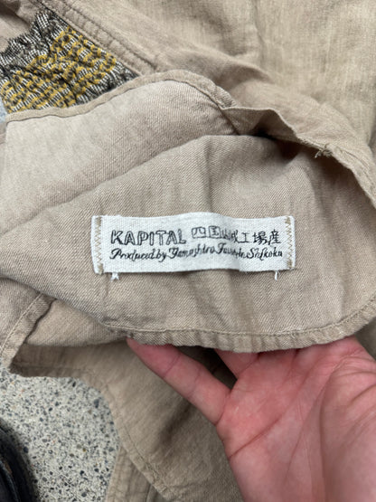 Kapital Linen Cargo Pocket Shirt