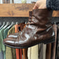 Maison Margiela ‘Natural Patina’ Brown Leather Side-Zip Boots