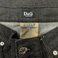 2000s Dolce & Gabbana Black Low Rise Slim/Skinny Denim