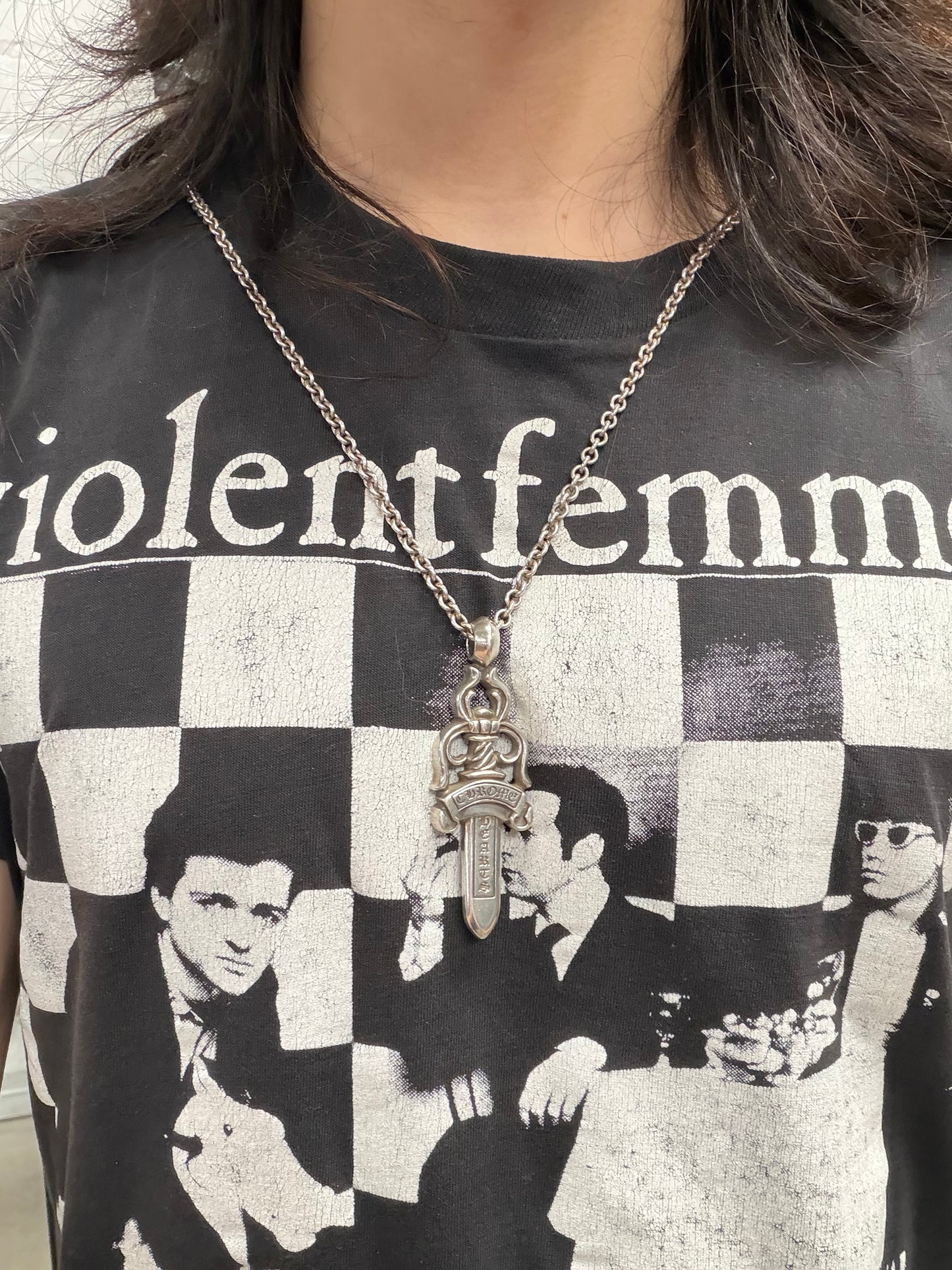 Chrome Hearts ‘XL Jumbo’ 925 Silver Dagger Pendant