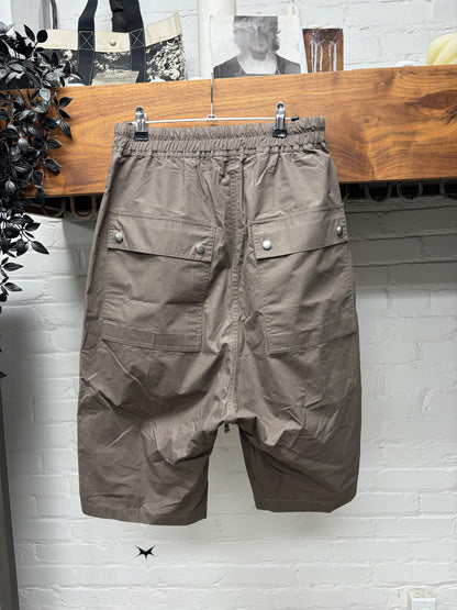 SS2022 Rick Owens ‘Fogachine’ Dust Brown ‘Pod’ Shorts