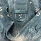 AW2020 Louis Vuitton ‘Snowfall’ Gradient Monogram Denim Overshirt