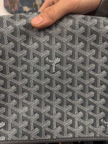 Goyard ‘Jouvence’ Grey Monogram Toiletry Bag