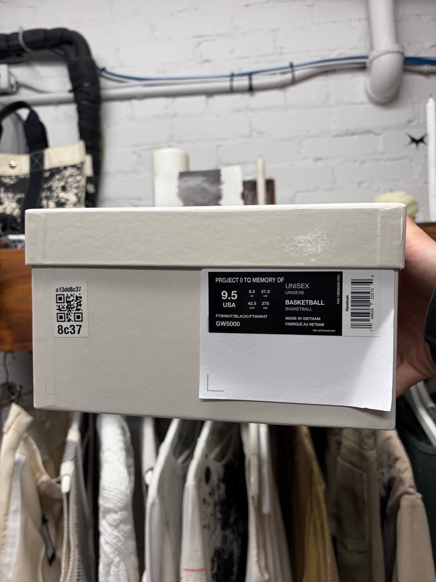 Maison Margiela x Reebok ‘Allen Iverson’ White Deconstructed Basketball Sneakers