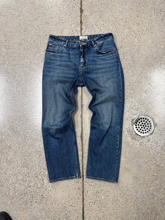 Acne Studios Straight Leg Blue Denim