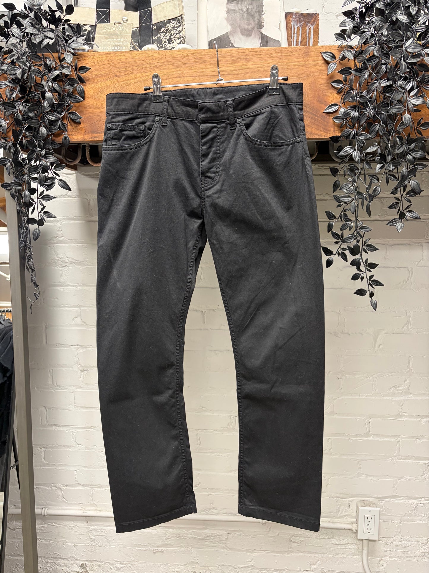 2016 Balenciaga Black Slim Skinny Jeans