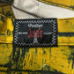 AW1997 Jean Paul Gaultier ‘Fight Racism’ Yellow Brick Denim Mini Skirt